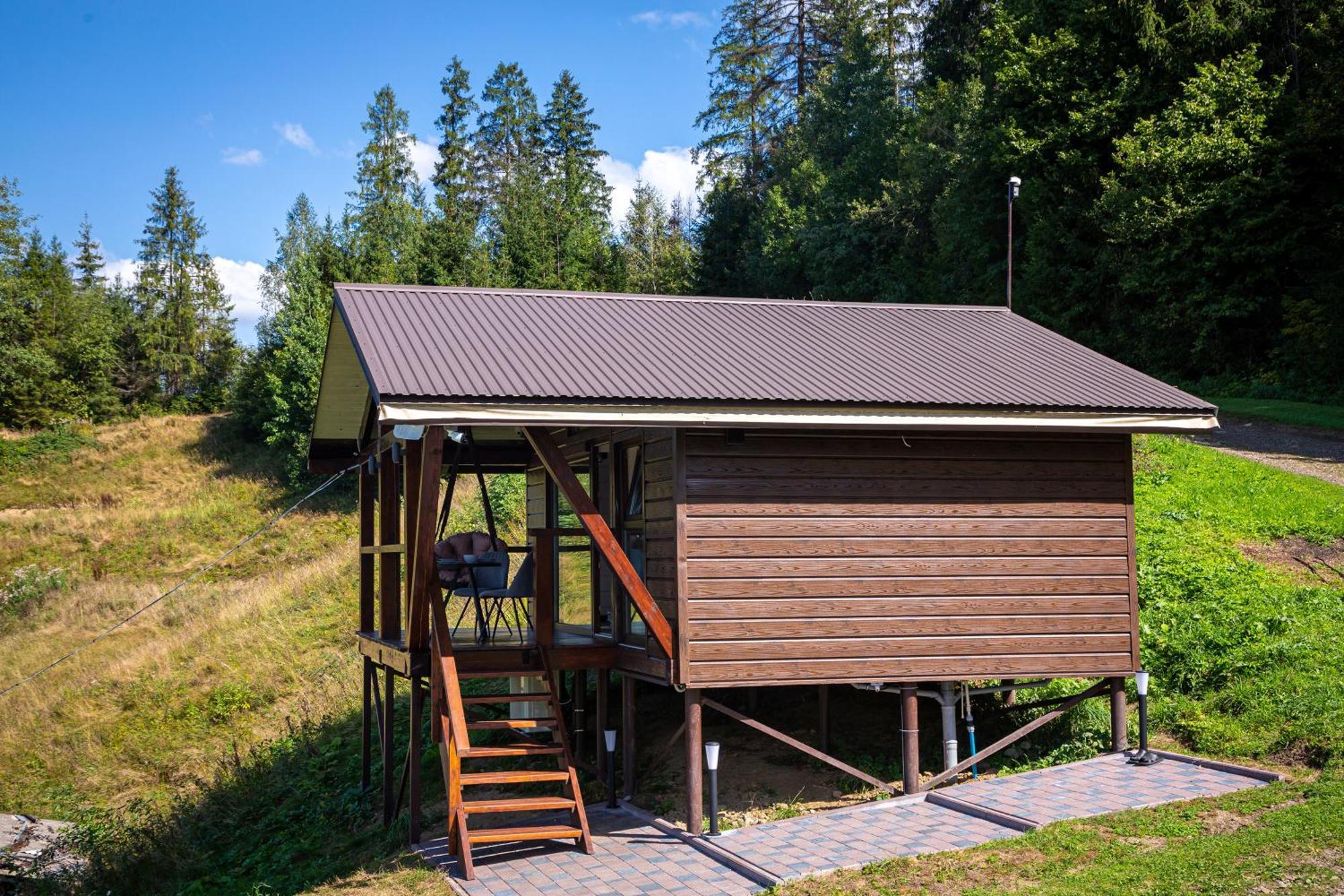 Lisoviy Zatyshok, Z Vidkrutum Litnim Baseynom Hotel Slavske Exterior photo